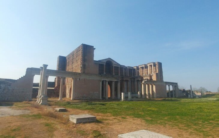 Manisa’daki Sardes Antik Kenti, Lidya Krallığı’nın başkenti ve görkemli Gymnasion kalıntıları.